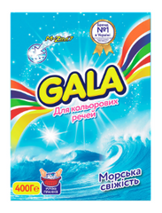 Стиральный порошок Gala для цветного белья Морская свежесть 400 г Ручная